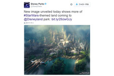 米ディズニー、『スター・ウォーズ』新テーマパークの新たな画像を公開 画像