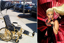 「女王様だけが座れる」!?　レディー・ガガ、24カラットのゴールド製車椅子を特注 画像