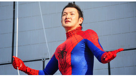 中村獅童／『アメイジング・スパイダーマン2』除幕式イベント in 銀座ソニービル