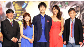 入江甚儀＆佐津川愛美＆高橋メアリージュン＆伴大介＆下山天（監督）／『キカイダー REBOOT』歓声披露イベント