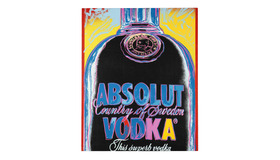 1986年にアンディ・ウォーホールが描いたアブソルートボトル。