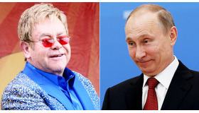エルトン・ジョン＆のウラジミール・プーチン大統領-(C)Getty Images