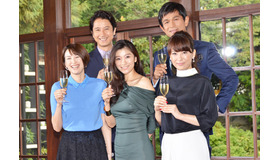 吉瀬美智子、篠原涼子、鈴木砂羽、谷原章介、江口洋介／「オトナ女子」制作会見