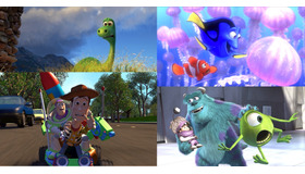 歴代キャラクターのビビリ顔『アーロと少年』(C) 2016 Disney/Pixar. All Rights Reserved.