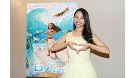 ディズニーヒロインに抜擢された屋比久知奈／『モアナと伝説の海』photo:Ryo Uchida