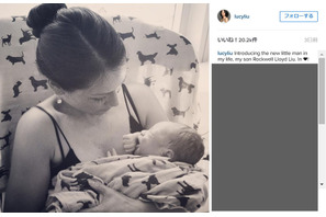 ルーシー・リュー、代理母出産で第1子が誕生 画像