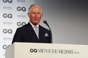 チャールズ皇太子、「GQ」誌「メン・オブ・ザ・イヤー」の特別功労賞を受賞 画像