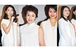 【Photoレポート】『つやのよる』忽那汐里ら美女5人が“純白”ファッションで登場 画像