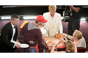 【第86回アカデミー賞】授賞式でピザを注文！　ブラッド・ピットは皿配り係 画像