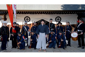 三浦アキフミ＆奇兵隊『長州ファイブ』松陰神社ヒット祈願イベント