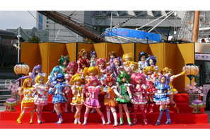 プリキュアオールスターズ28人が横浜に大集合！ 豪華なひな祭りイベントを実施