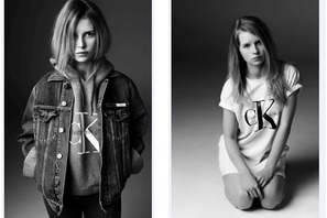 ケイト・モスの妹、カルバン・クライン ジーンズの限定コレクションのモデルに起用 画像