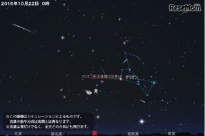 オリオン座流星群、10月21日がピーク！広いエリアで「バッチリ見える」予想 画像