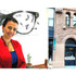 写真左：セリマ・オプティークのデザイナー セリマ・サラウン、右：NYにあるショップ BOND 07