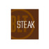 「BLTステーキ」のロゴ。モダンアメリカンステーキハウスと評されるESquared Hospitalityのフラッグシップブランド。