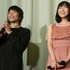 『おと・な・り』初日舞台挨拶（左から）岡田義徳、麻生久美子