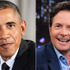 米オバマ大統領＆マイケル・J・フォックス-(C)Getty Images
