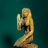 《女神イシスまたはネフティス像》プトレマイオス朝時代(紀元前305/04 - 紀元前30年) / h. 34.5cm, 8.5 × 22.0 cm / 木製彩色