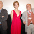 『ワルツ』ティーチイン。左からサルバトーレ・マイラ監督、マリーナ・ロッコ、ジャンマリオ・フェレッティプロデューサー