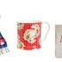 左から：国内未発売モデルのOMOHARA 限定マフラー（5色展開、50枚限定）、「Antique paisley red mug」、『AVOCA 