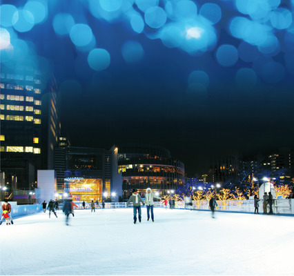 東京ミッドタウンに、ナイトスケートも楽しめる屋外アイススケートリンク「Ice Rink in Tokyo Midtown」が登場！