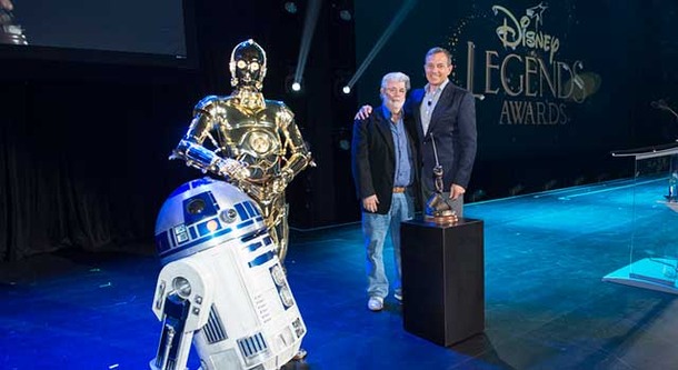 「D23EXPO 2015」に登場したジョージ・ルーカス／(C)2015Lucasfilm Ltd. & TM. All Rights Reserved