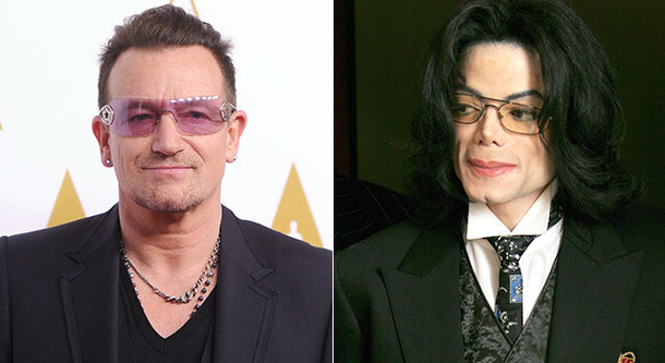 「U2」ボノ＆マイケル・ジャクソン-(C)Getty Images