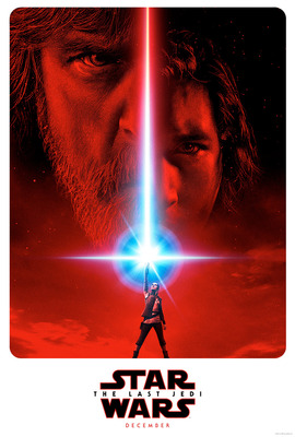 『スター・ウォーズ／最後のジェダイ』USポスター　（C）2017 Lucasfilm Ltd. All Rights Reserved.