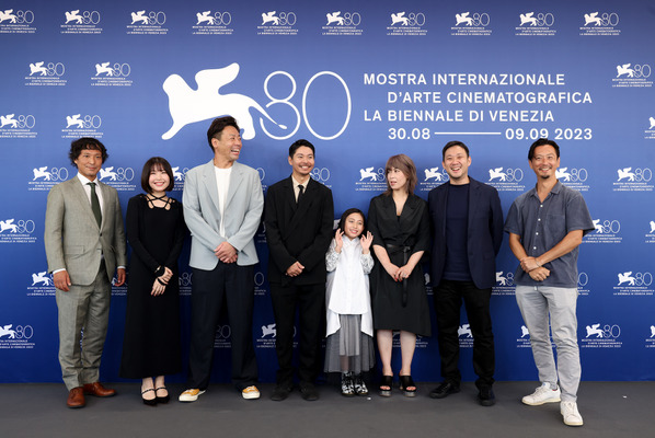 『悪は存在しない』第80回ヴェネチア国際映画祭フォトコール　(C)Kazuko WAKAYAMA