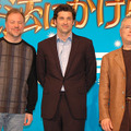 『魔法にかけられて』来日記者会見。左からケヴィン・リマ監督、パトリック・デンプシー、アラン・メンケン
