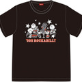 ロカビリーを楽しむピーナッツの仲間たちがプリントされたTシャツ（3,300円）
