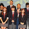 神楽坂恵＆池田エライザ＆染谷将太＆真野恵里菜＆高橋メアリージュン＆園子温監督＆深水元基＆マキタスポーツ＆柾木玲弥／『映画 みんな！エスパーだよ！』完成披露試写会