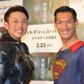 川崎宗則選手、槙野智章選手／『バットマン vs スーパーマン　ジャスティスの誕生』応援団就任イベント