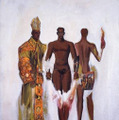 「聖なる儀式」油彩 41×31.8cm 1990年