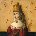 「王女に扮するアリス」　ジグレー 22.7×15.8cm 2000年