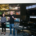 『ファインディング・ドリー』でセット・アートディレクターを務めたドン・シャンクとシェーディング・リードを担当したロナ・リュー／撮影：Kaori Suzuki