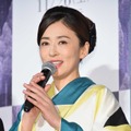 松雪泰子／『古都』完成披露試写会