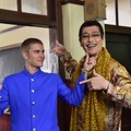 ジャスティン・ビーバー×ピコ太郎、ダブル“PPAP”が実現！「ハートが絡み合った」・画像