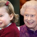 シャーロット王女＆エリザベス女王-(C)Getty Images