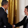 アル・パチーノ、国民芸術勲章を受章　ホワイトハウスでオバマ大統領が表彰・画像