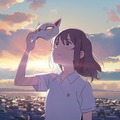 Netflixアニメ映画『泣きたい私は猫をかぶる』（C） 2020 「泣きたい私は猫をかぶる」製作委員会