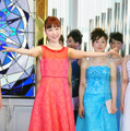 神田沙也加＆美女音楽グループ「DualisMusic」メンバー／『アナと雪の女王』主題歌お披露目イベント