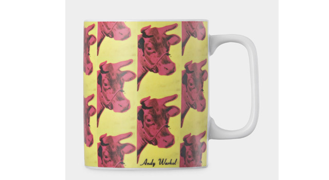 ウォーホール カウ マグ 3,780円（税込）アンディ・ウォーホール1966年の作品、「カウ」のマグカップ。