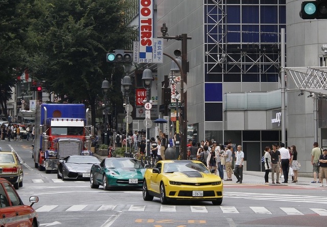 『トランスフォーマー』渋谷ジャックの様子