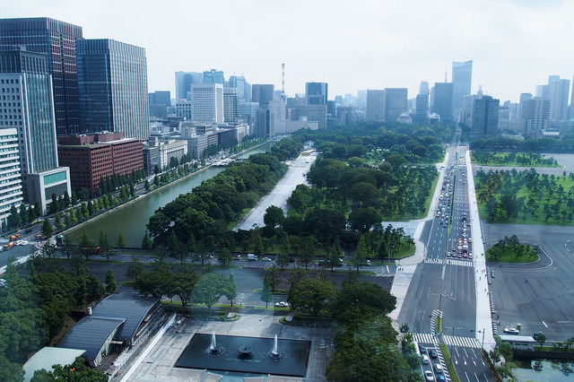 パレススイートからの見える風景