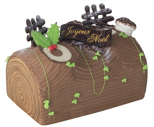 ルコント 2014年のクリスマス商品「ブッシュ・ド・ノエル ショコラ」。
