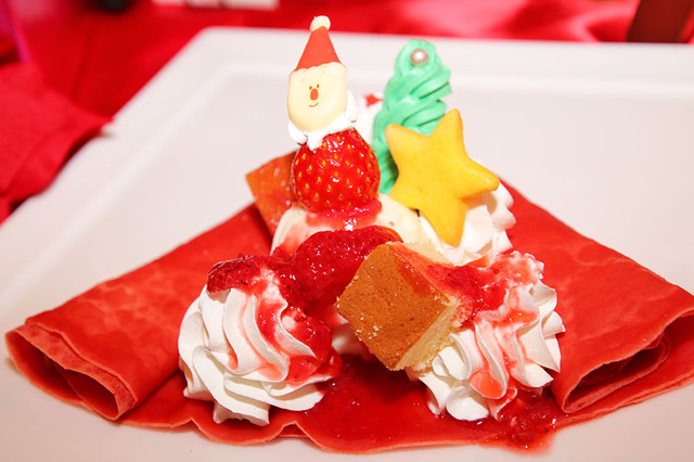 「サンタさんの贈り物 ～苺ショートケーキ～」／ジェラート＆クレープ専門店「フォレッティ・ジェルッタ」