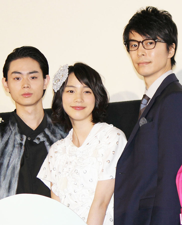 能年玲奈＆菅田将暉＆長谷川博己／『海月姫』初日舞台挨拶