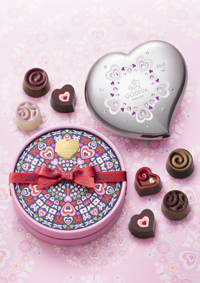 ゴディバの2015年バレンタイン限定商品「ゴディバ フォンダンショコラ コレクション」。
