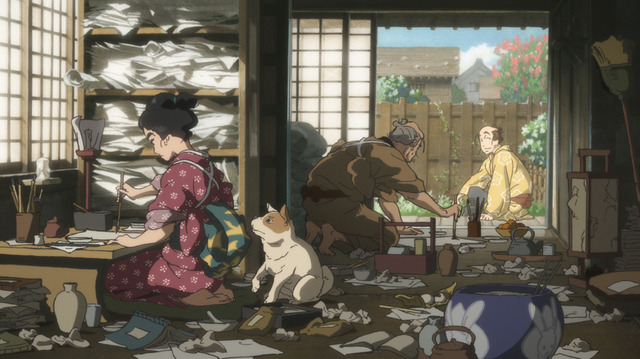 杏演じる、女浮世絵師・お栄／『百日紅 ～Miss HOKUSAI～』-(C) 2014-2015杉浦日向子・MS.HS／「百日紅」製作委員会